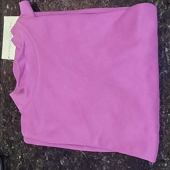 NWT Light Pink / Purple Caryolyn Taylor Mock Turtleneck Size Medium - Picture 1 of 5